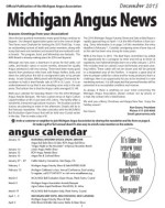 Michigan Angus News December 2015