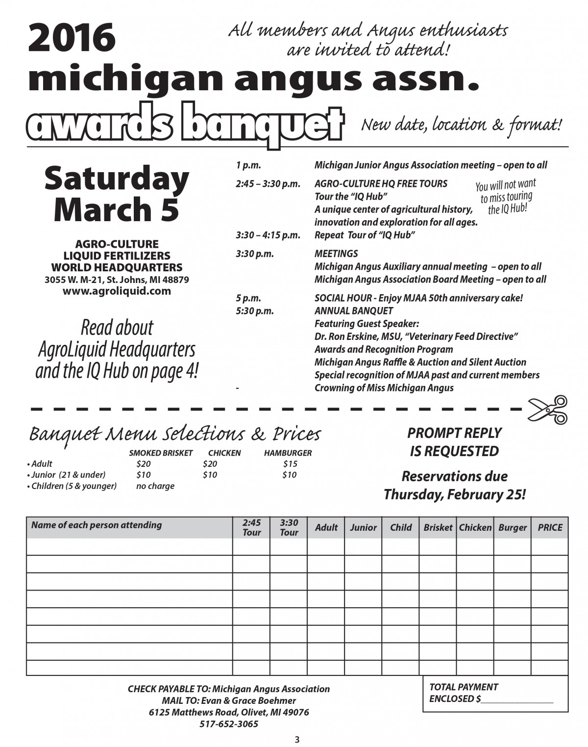 Michigan Angus Association Award Banquet