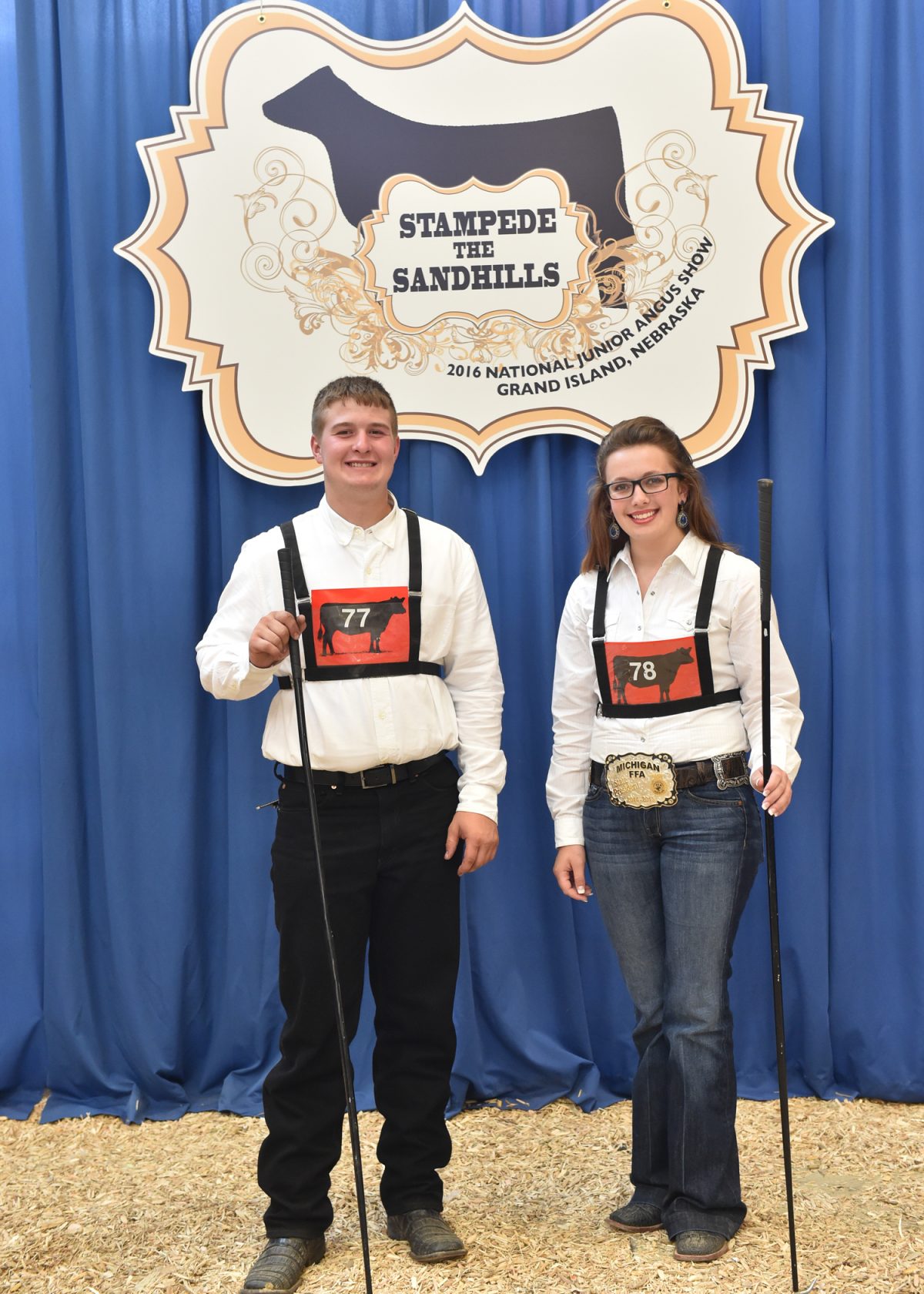 2016 National Junior Angus Showmanship Contest, held in conjunction with the National Junior Angus Show