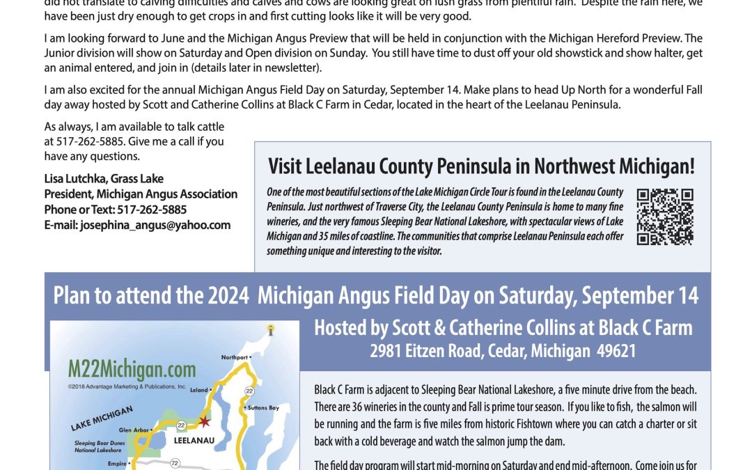 June 2024 Michigan Angus News