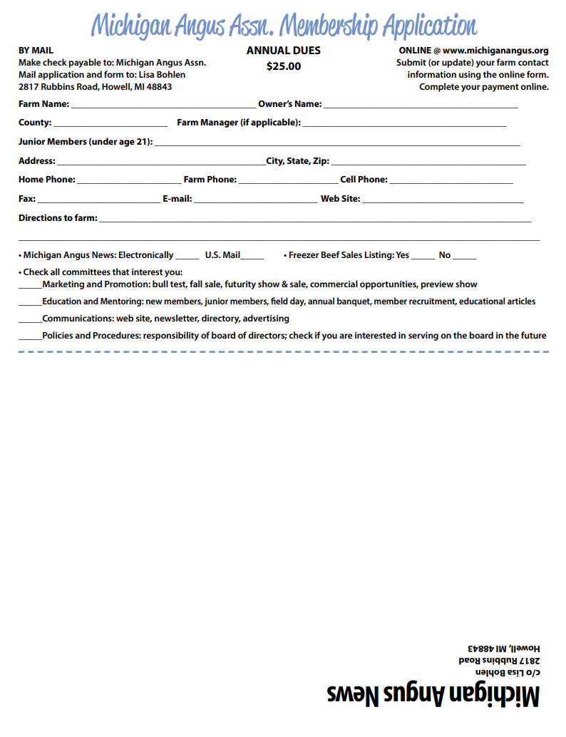 February 2026 Michigan Angus News