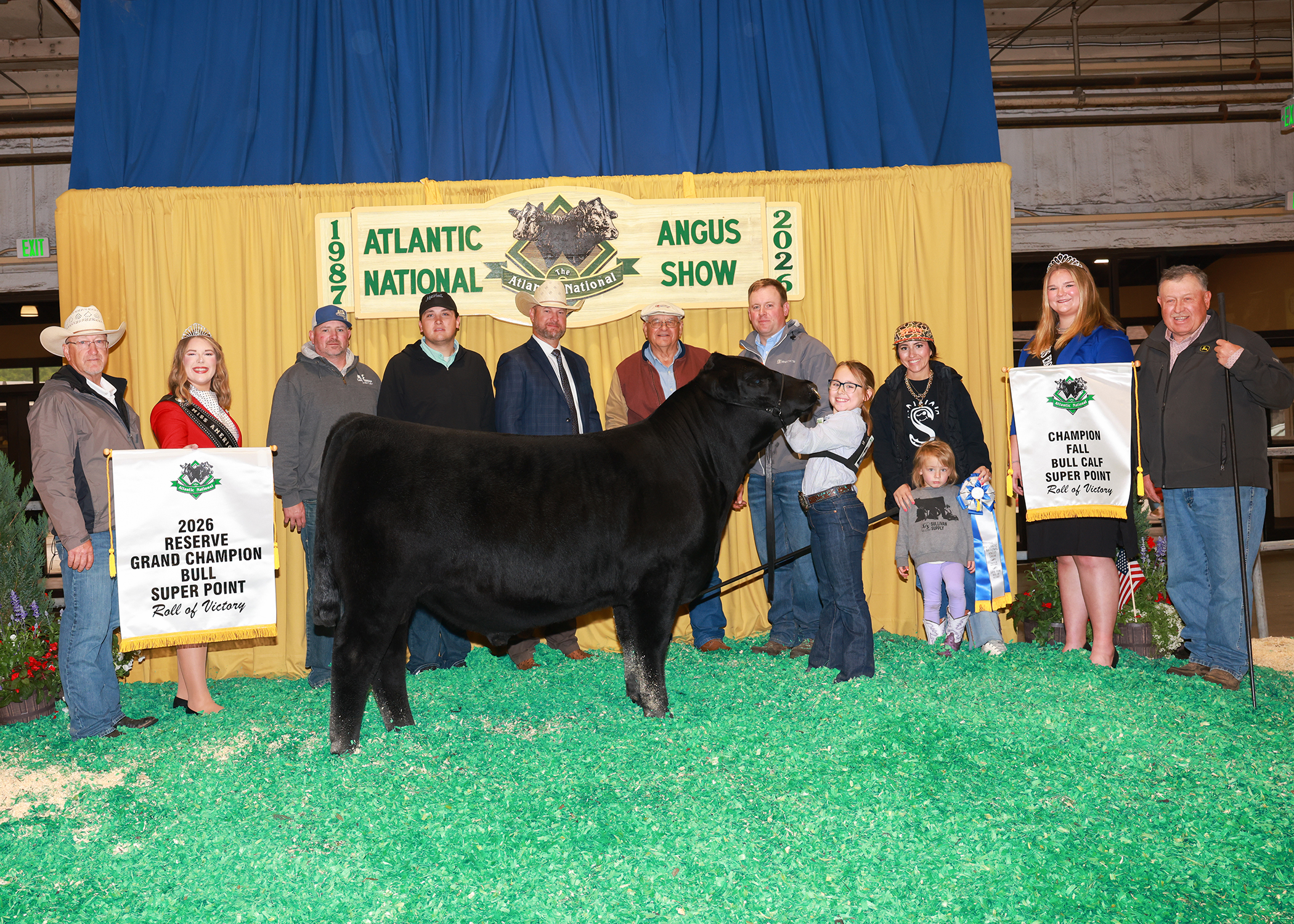2026 Atlantic National Super Point Roll of Victory (ROV) Angus Show results